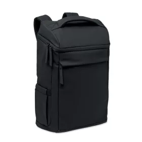 15 colos PU laptop hátizsák (Fekete)