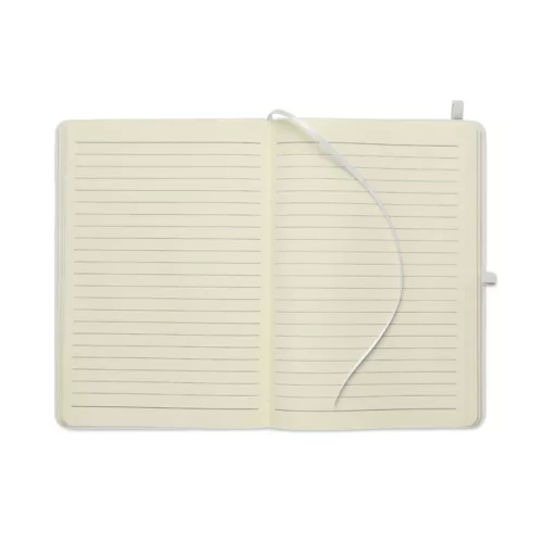 A5 újrahasznosított PU notesz (Fehér)