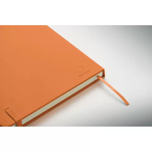 A5 újrahasznosított PU notesz (Narancssárga)