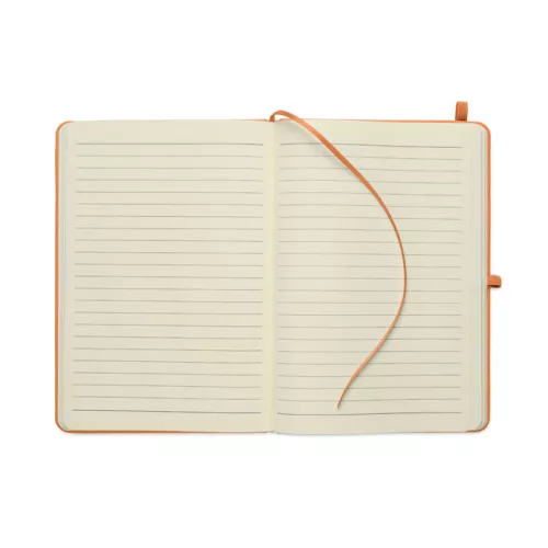 A5 újrahasznosított PU notesz (Narancssárga)