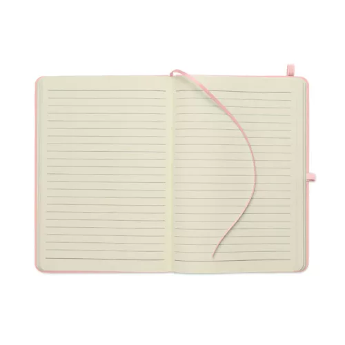 A5 újrahasznosított PU notesz (Babarózsaszín)