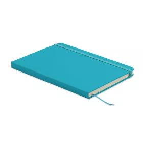 A5 újrahasznosított PU notesz (Türkiz)