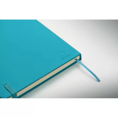 A5 újrahasznosított PU notesz (Türkiz)