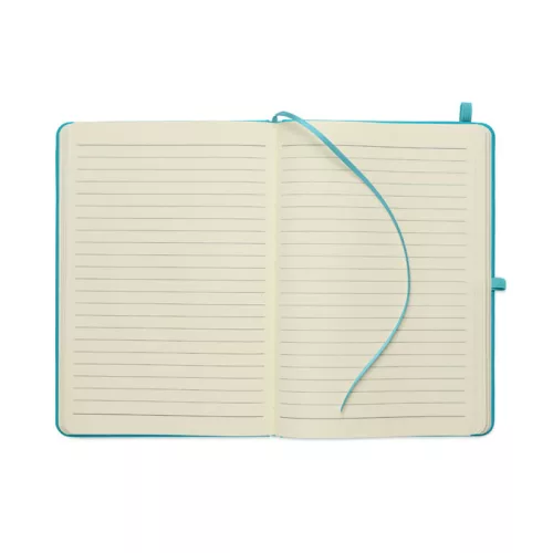 A5 újrahasznosított PU notesz (Türkiz)