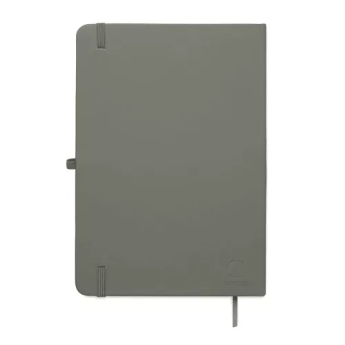 A5 újrahasznosított PU notesz (Kőszürke)