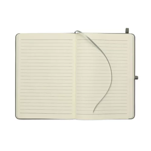 A5 újrahasznosított PU notesz (Kőszürke)