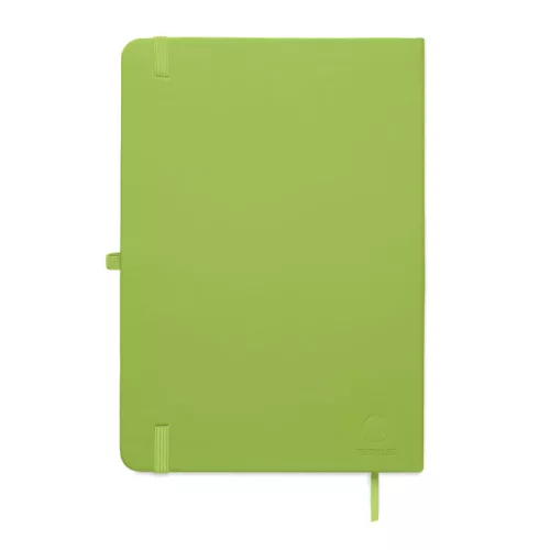 A5 újrahasznosított PU notesz (Lime)