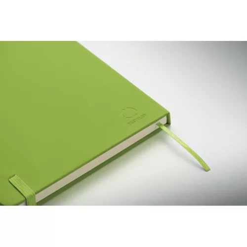 A5 újrahasznosított PU notesz (Lime)