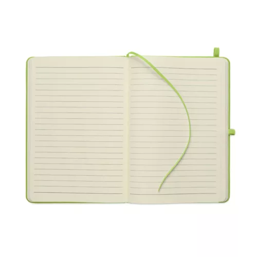 A5 újrahasznosított PU notesz (Lime)