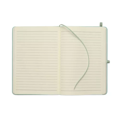 A5 újrahasznosított PU notesz (Mentazöld)