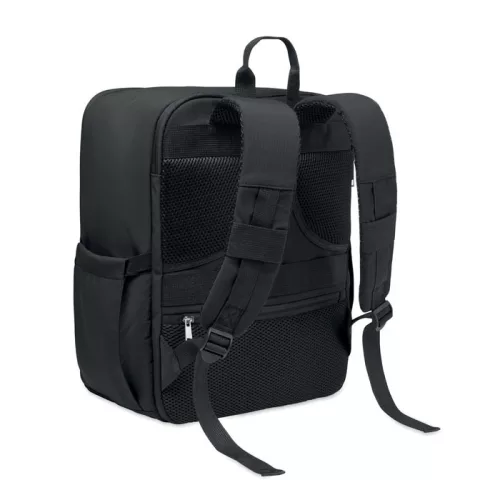 Kabinméretű nylon hátizsák 20l (Fekete)