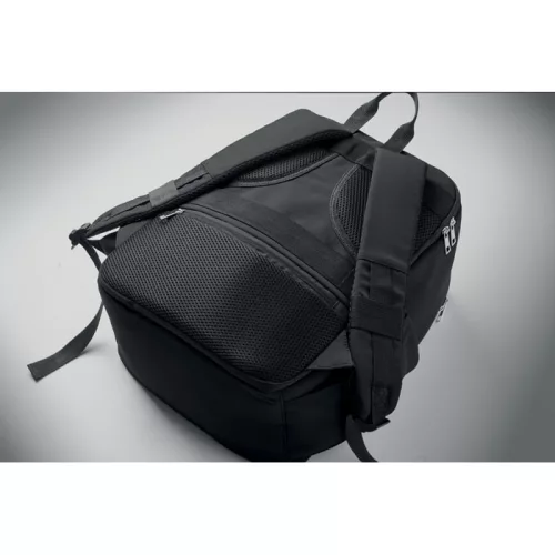 Kabinméretű nylon hátizsák 20l (Fekete)