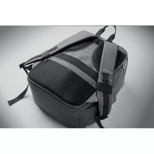 Kabinméretű nylon hátizsák 20l (Kőszürke)
