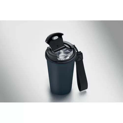 Újrahaszn. acél pohár 400ml (Francia Tengerészkék)