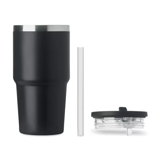 Duplafalú pohár 500 ml (Fekete)