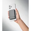 Mágnes powerbank szett 5000mAh (Fekete)