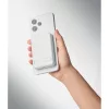 Mágnes powerbank szett 5000mAh (Fehér)