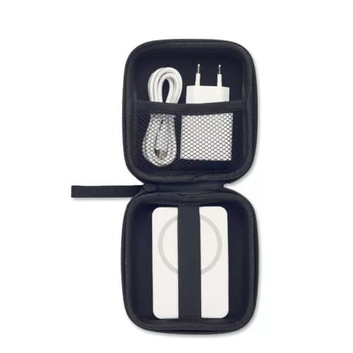 Mágnes powerbank szett 5000mAh (Fehér)