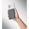 Mágneses powerbank 5000mAh 15W (Fekete)