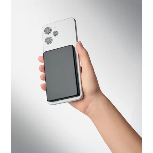 Mágneses powerbank 5000mAh 15W (Fekete)