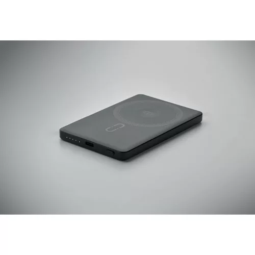 Mágneses powerbank 5000mAh 15W (Fekete)