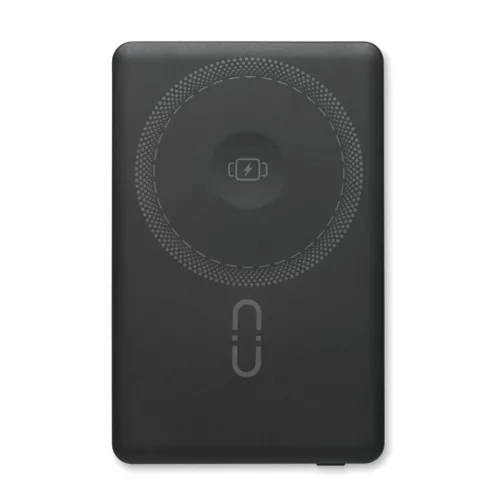 Mágneses powerbank 5000mAh 15W (Fekete)