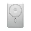 Mágneses powerbank 5000mAh 15W (Matt Ezüst)