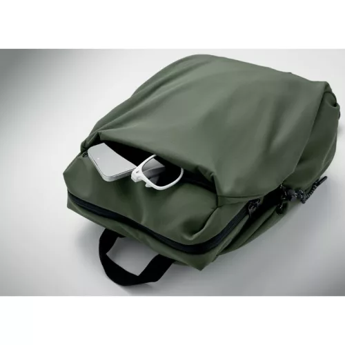 16 colos laptop hátizsák 17l (Sötétzöld)
