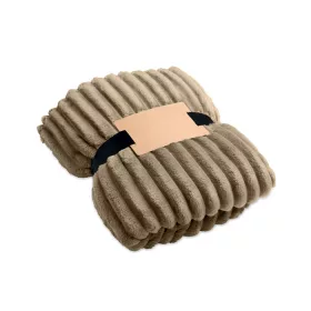 RPET polár bordás takaró (Khaki)