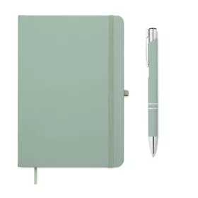 A5 újrahaszn. PU notesz szett (Mentazöld)