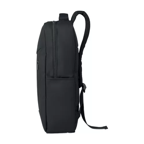 15 col PU RPET laptop hátizsák (Fekete)
