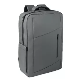 15 col PU RPET laptop hátizsák (Kőszürke)