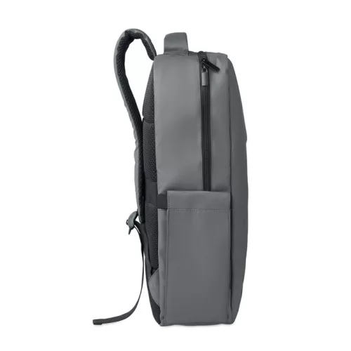 15 col PU RPET laptop hátizsák (Kőszürke)