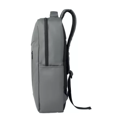 15 col PU RPET laptop hátizsák (Kőszürke)