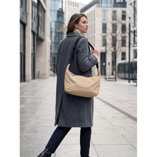 Nylon keresztpántos táska (Khaki)