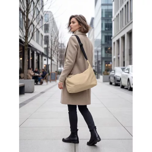 Nylon keresztpántos táska (Khaki)