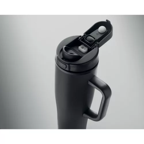 Duplafalú pohár 900 ml (Fekete)