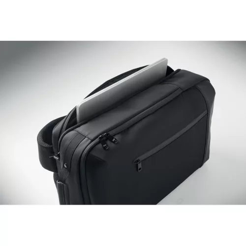 15col laptop jacquard hátizsák (Fekete)