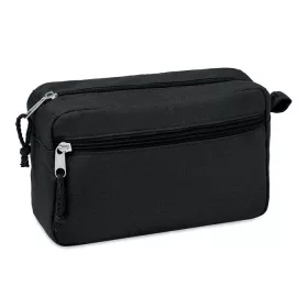 Kenderszövet kozmetikai táska (Fekete)