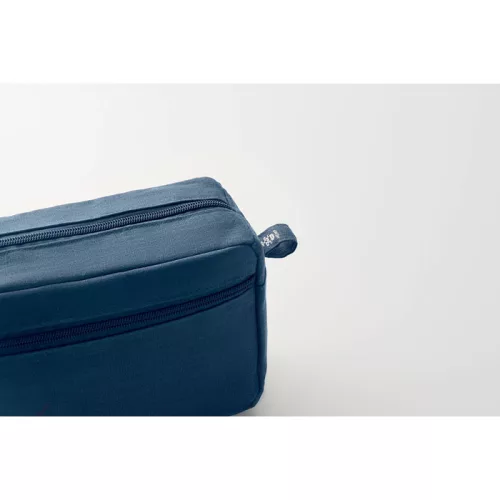 Kenderszövet kozmetikai táska (Kék)