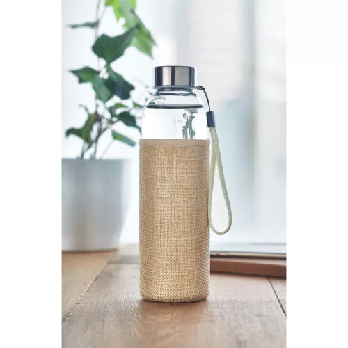 Üveg palack tokban, 500 ml
