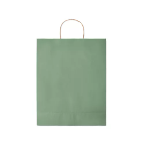 Nagy papír ajándéktasak, 90 g (Zöld)
