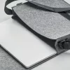 RPET filc laptop táska (Szürke)