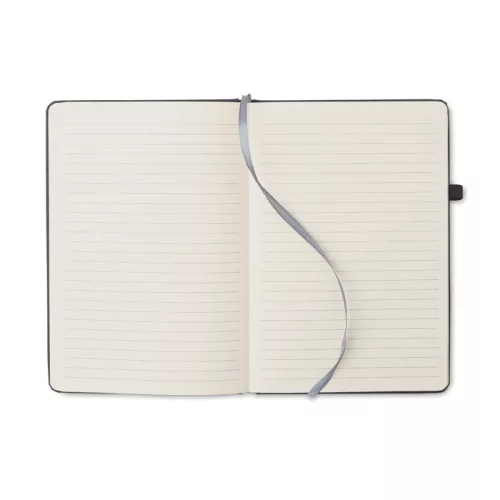 A5 vonalas újrahaszn.PU notesz (Fekete)