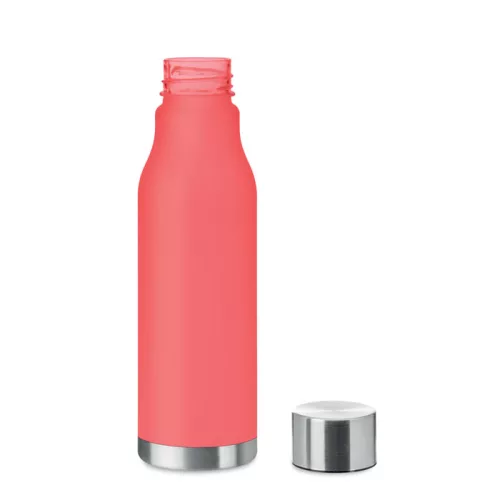 RPET palack, 600 ml (Áttetsző Piros)