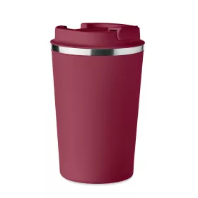 Duplafalú pohár, 350 ml (Bordó)