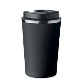 Duplafalú pohár, 350 ml (Fekete)