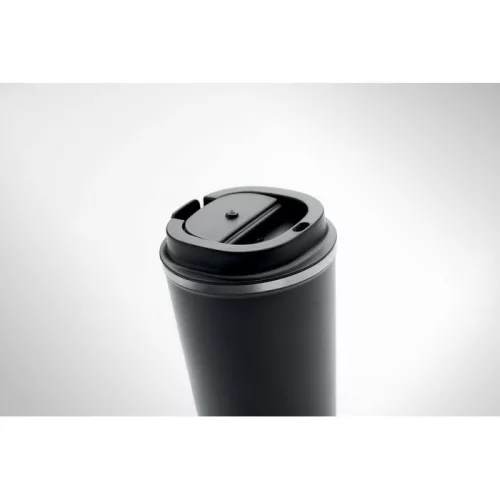 Duplafalú pohár, 350 ml (Fekete)