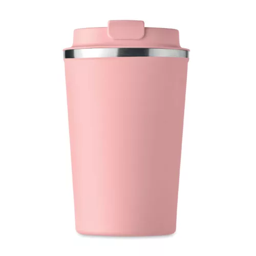 Duplafalú pohár, 350 ml (Babarózsaszín)