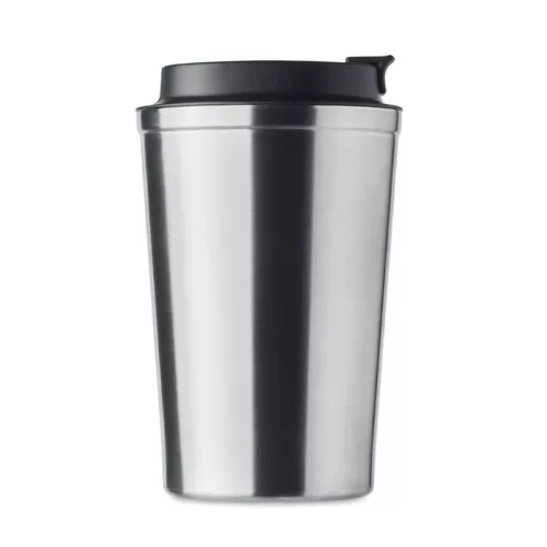 Duplafalú pohár, 350 ml (Matt Ezüst)